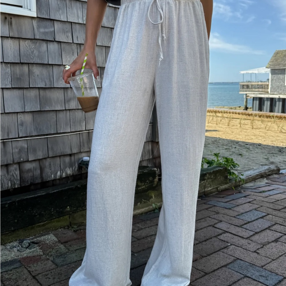 Elegant White Women's Pants